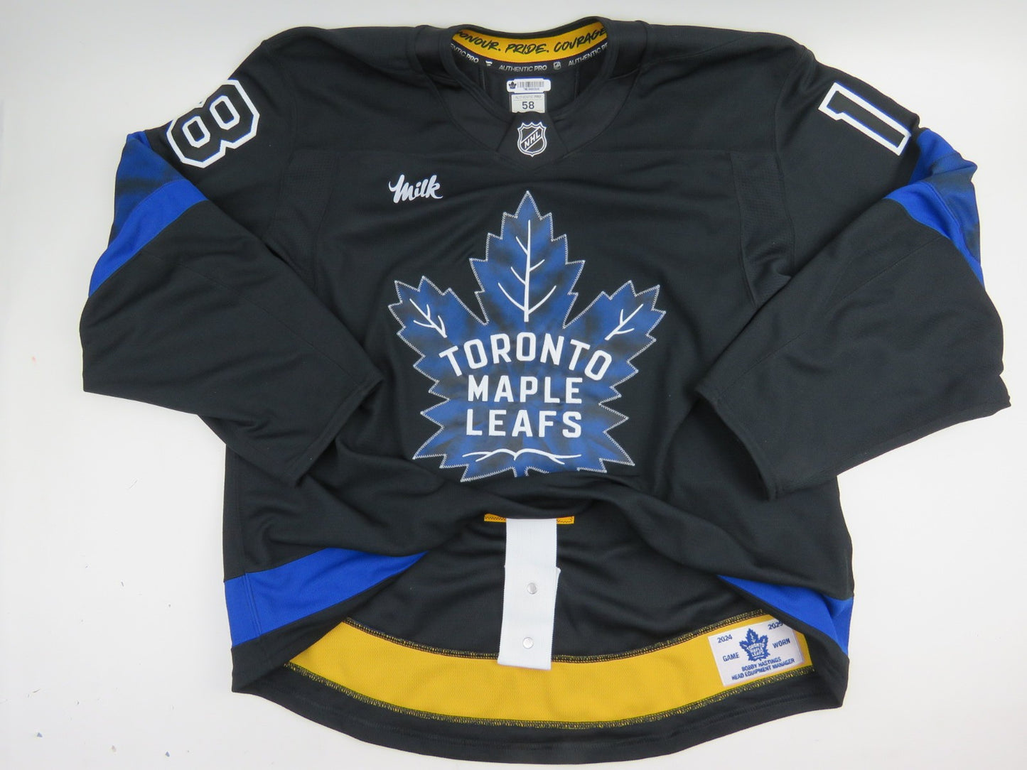 Game Worn Fanatics Toronto Maple Leafs Flipside Next Gen Hockey Jersey LORENTZ