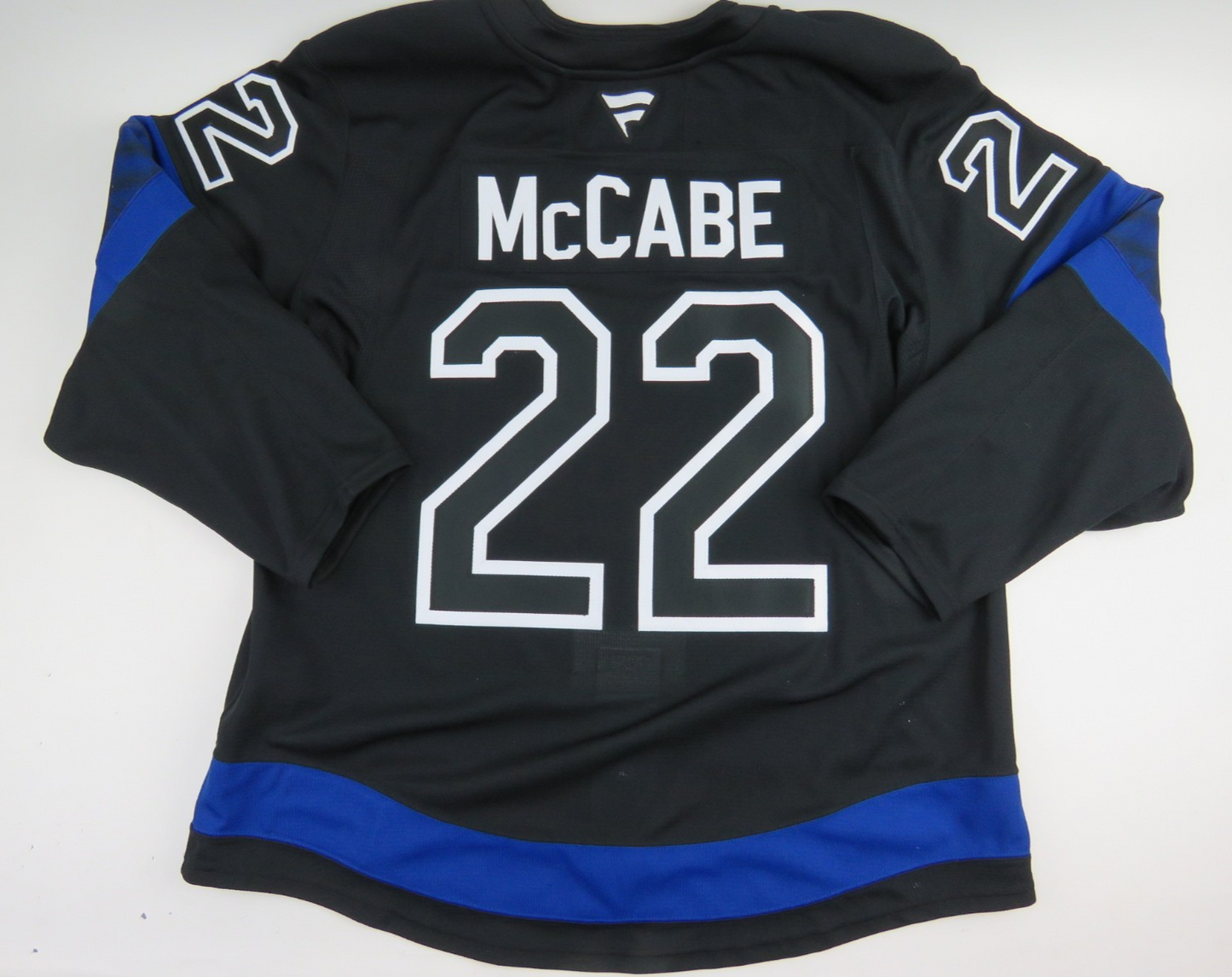Game Worn Fanatics Toronto Maple Leafs Flipside Next Gen Hockey Jersey McCABE