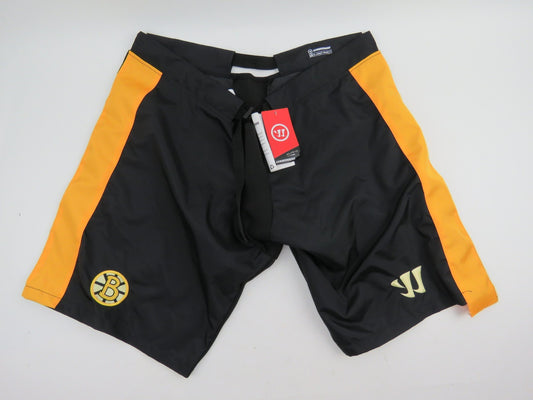 Warrior Alpha Boston Bruins NHL Pro Stock Hockey Player Pant Shell Black XL