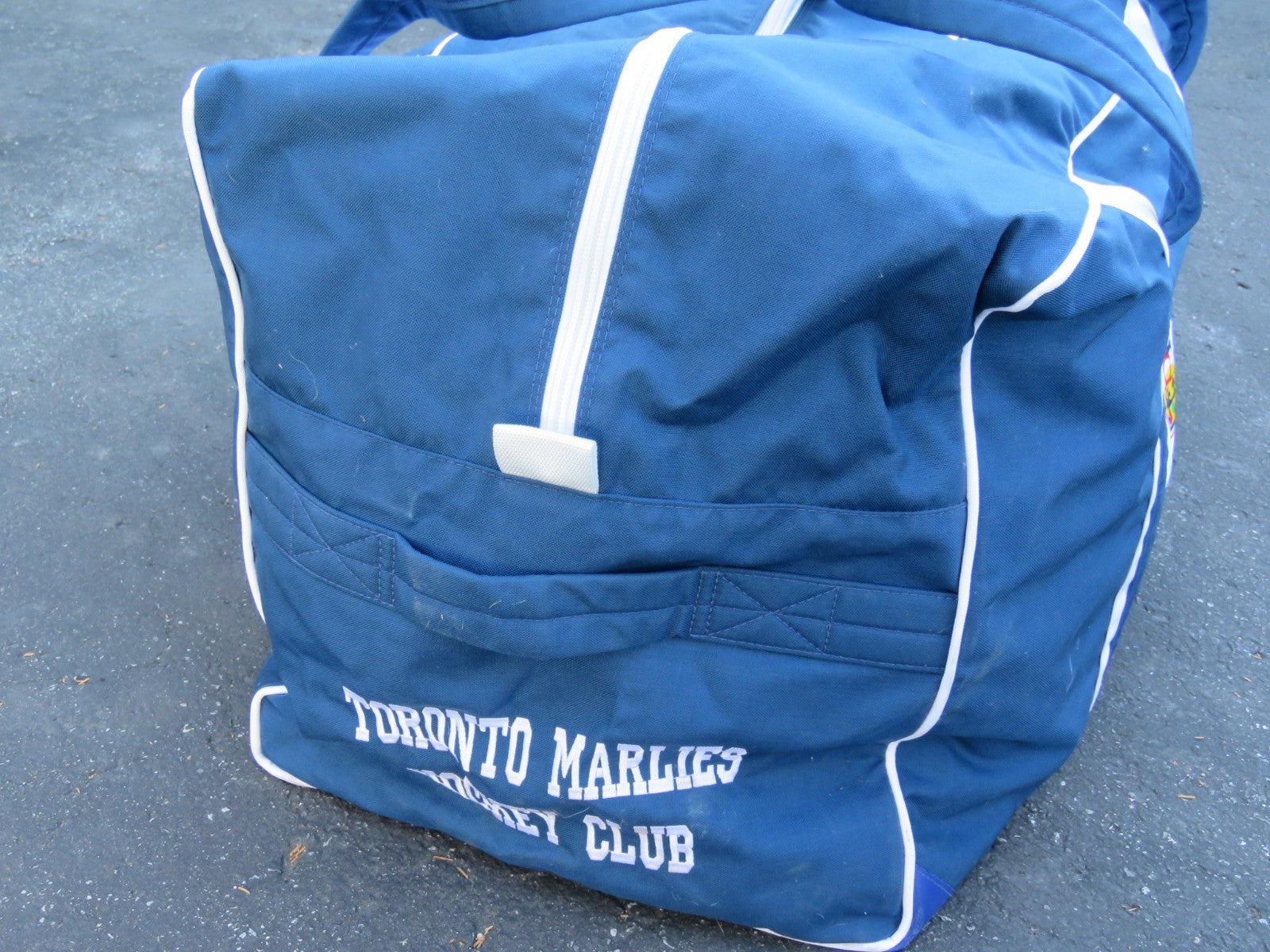 JRZ Toronto Marlies AHL Leafs Pro Stock Hockey Team Equipment Travel Bag Player
