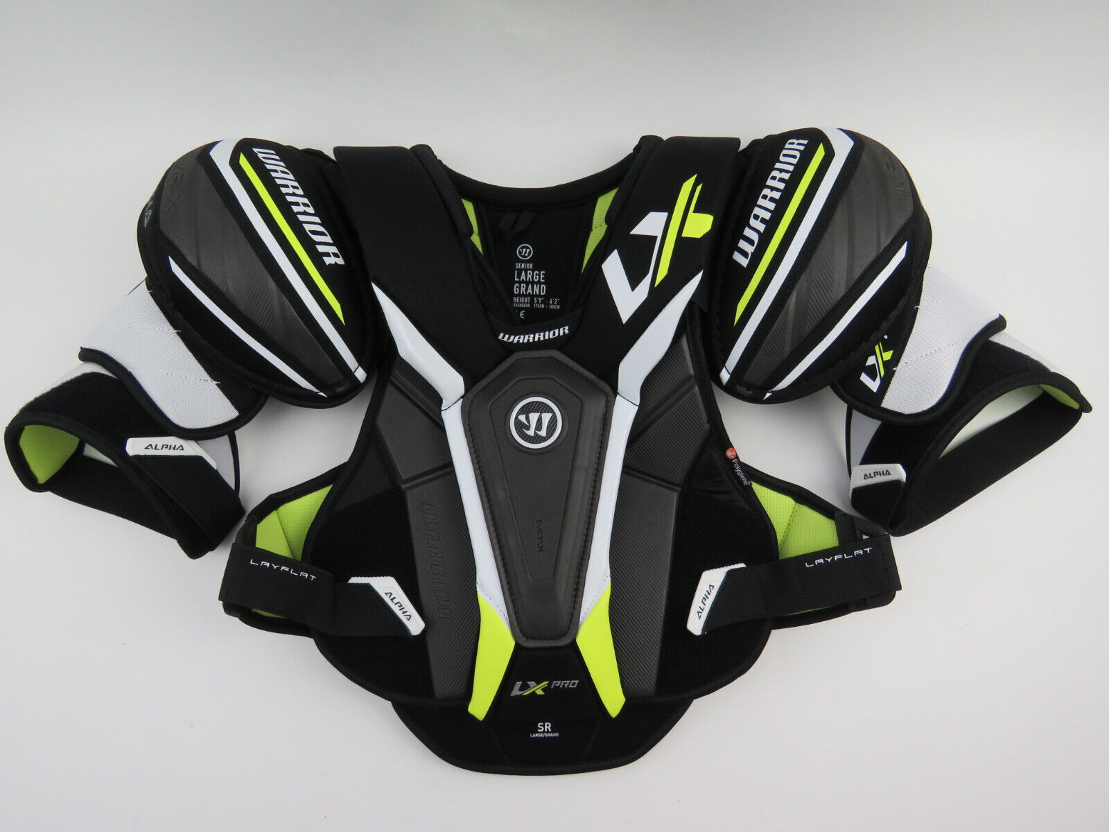 Warrior Alpha LX PRO NHL Pro Stock Hockey Player Shoulder Pads Senior Large