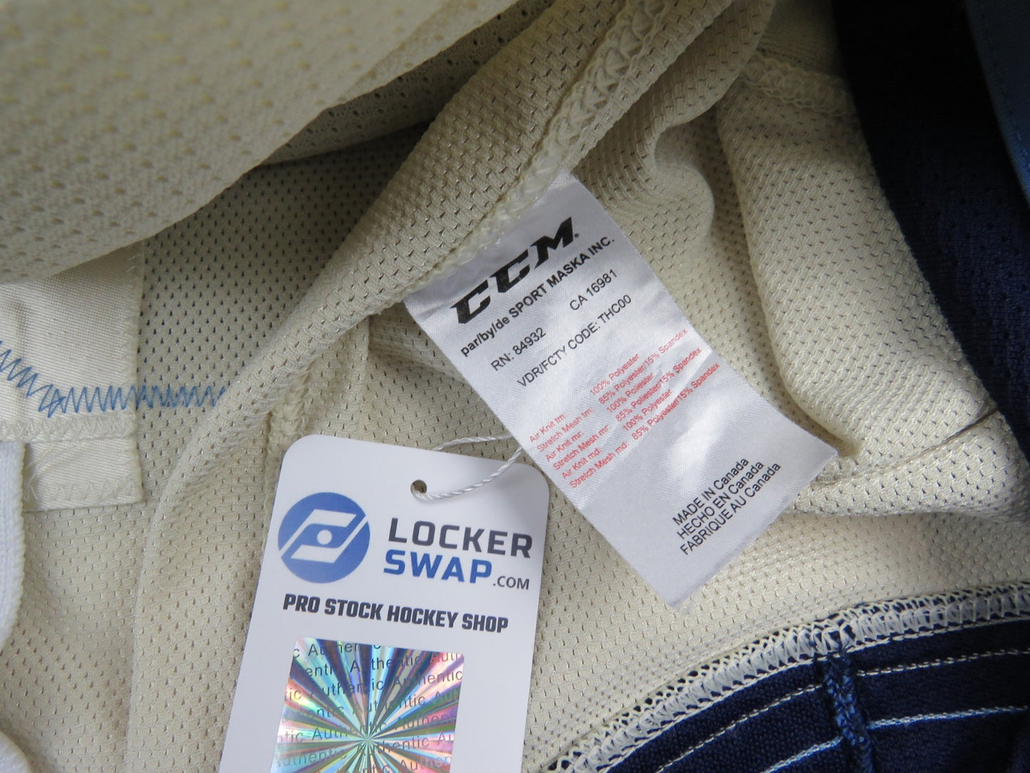 CCM Sherbrooke Phoenix QMJHL Game Worn Authentic Hockey Game Jersey CHL 56 #89