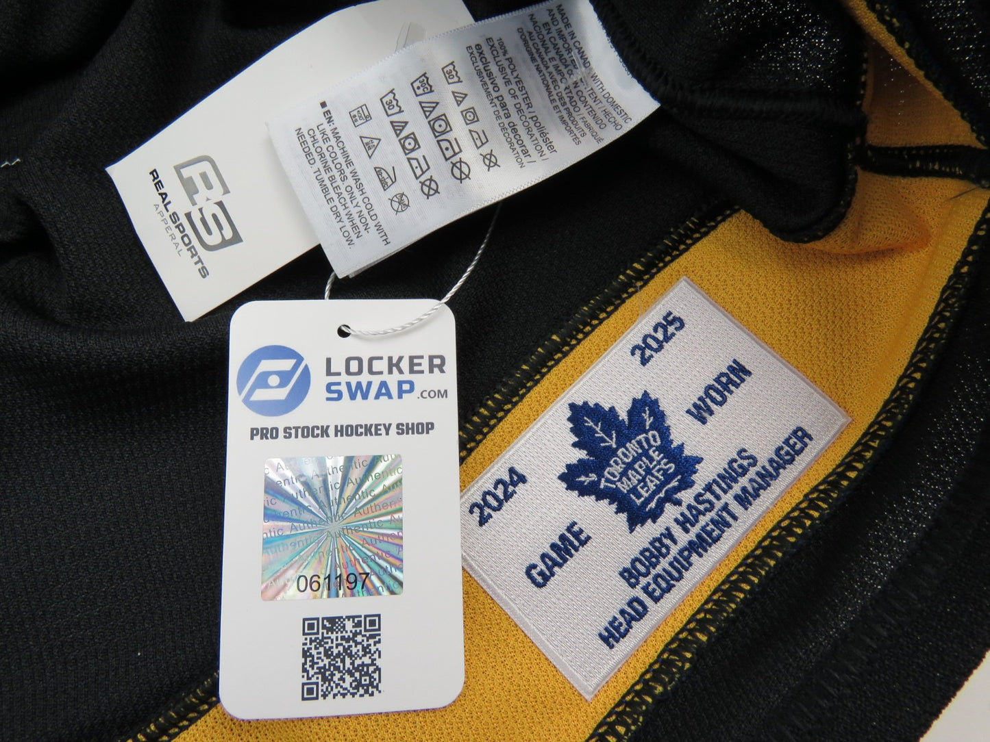 Game Worn Fanatics Toronto Maple Leafs Flipside Next Gen Hockey Jersey McMANN