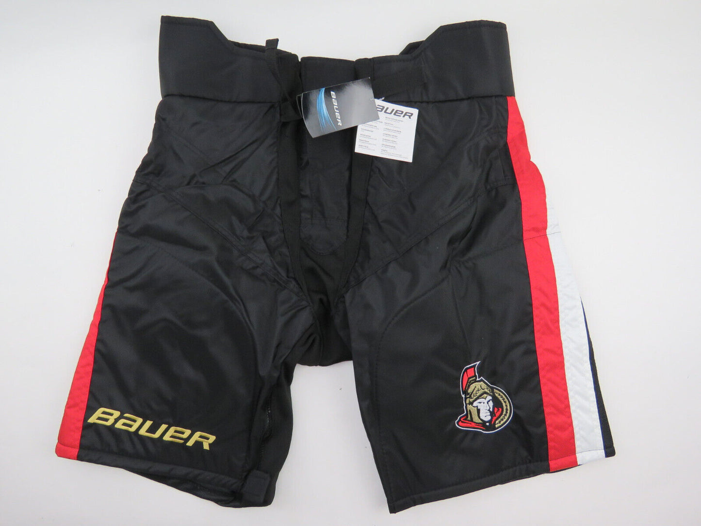 Bauer Supreme Ottawa Senators NHL Pro Stock Hockey Player Girdle Pant Shell L +1