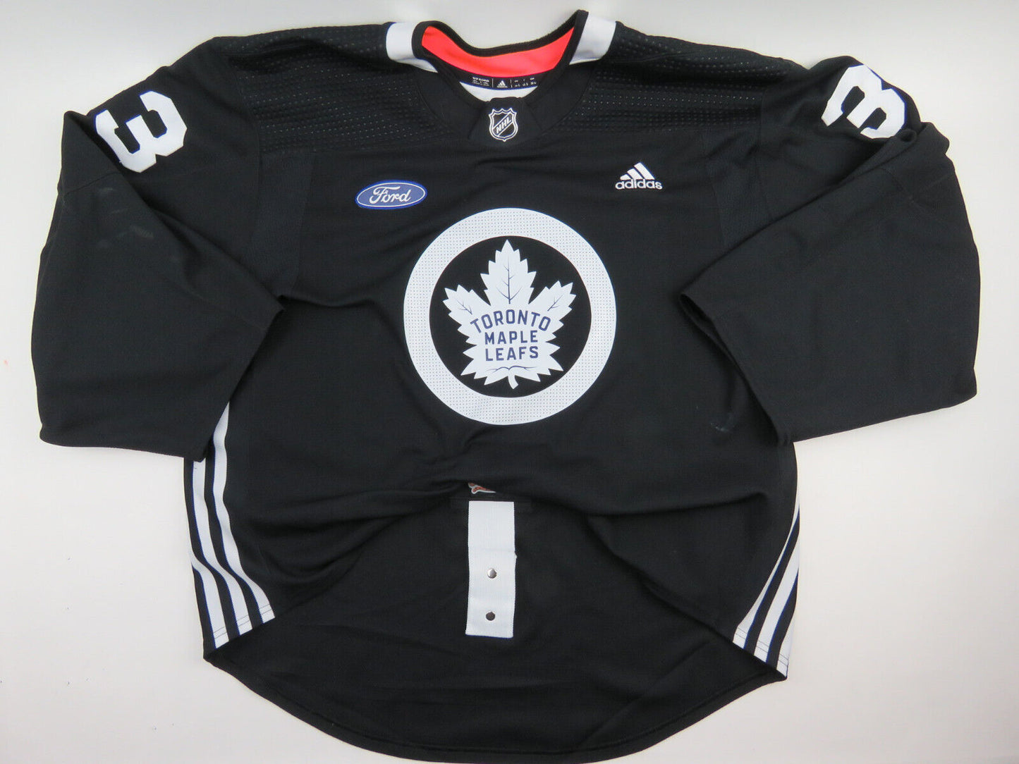 Adidas Toronto Maple Leafs Practice Worn Authentic NHL Hockey Jersey 60 GOALIE