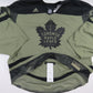 Adidas Team Issued Toronto Maple Leafs Military NHL Pro Hockey Jersey 58 GOALIE