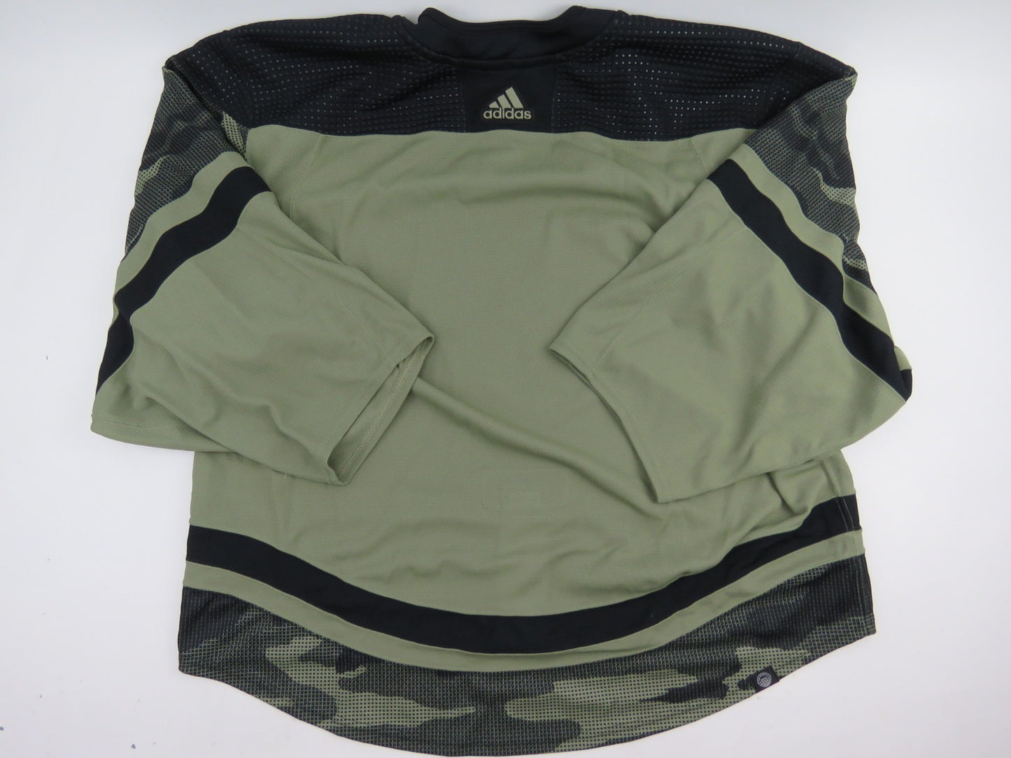 Adidas Team Issued Toronto Maple Leafs Military NHL Pro Hockey Jersey 58 GOALIE