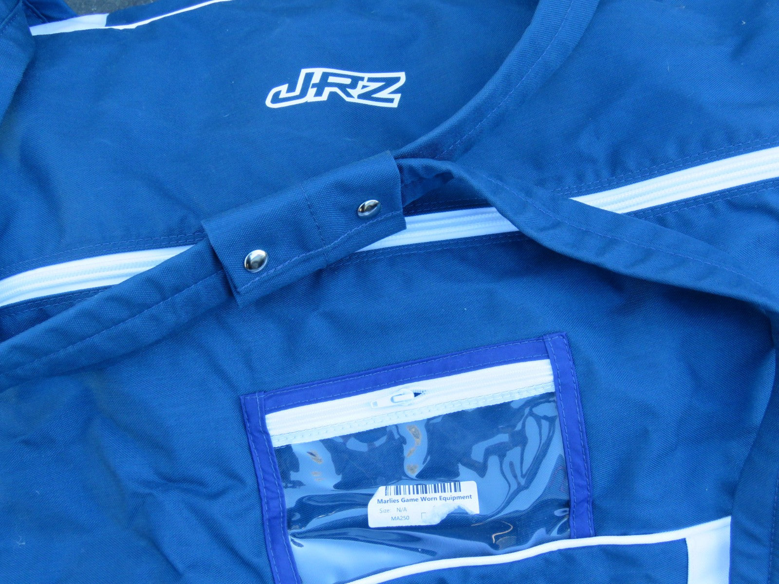 JRZ Toronto Marlies AHL Leafs Pro Stock Hockey Team Equipment Travel Bag Player