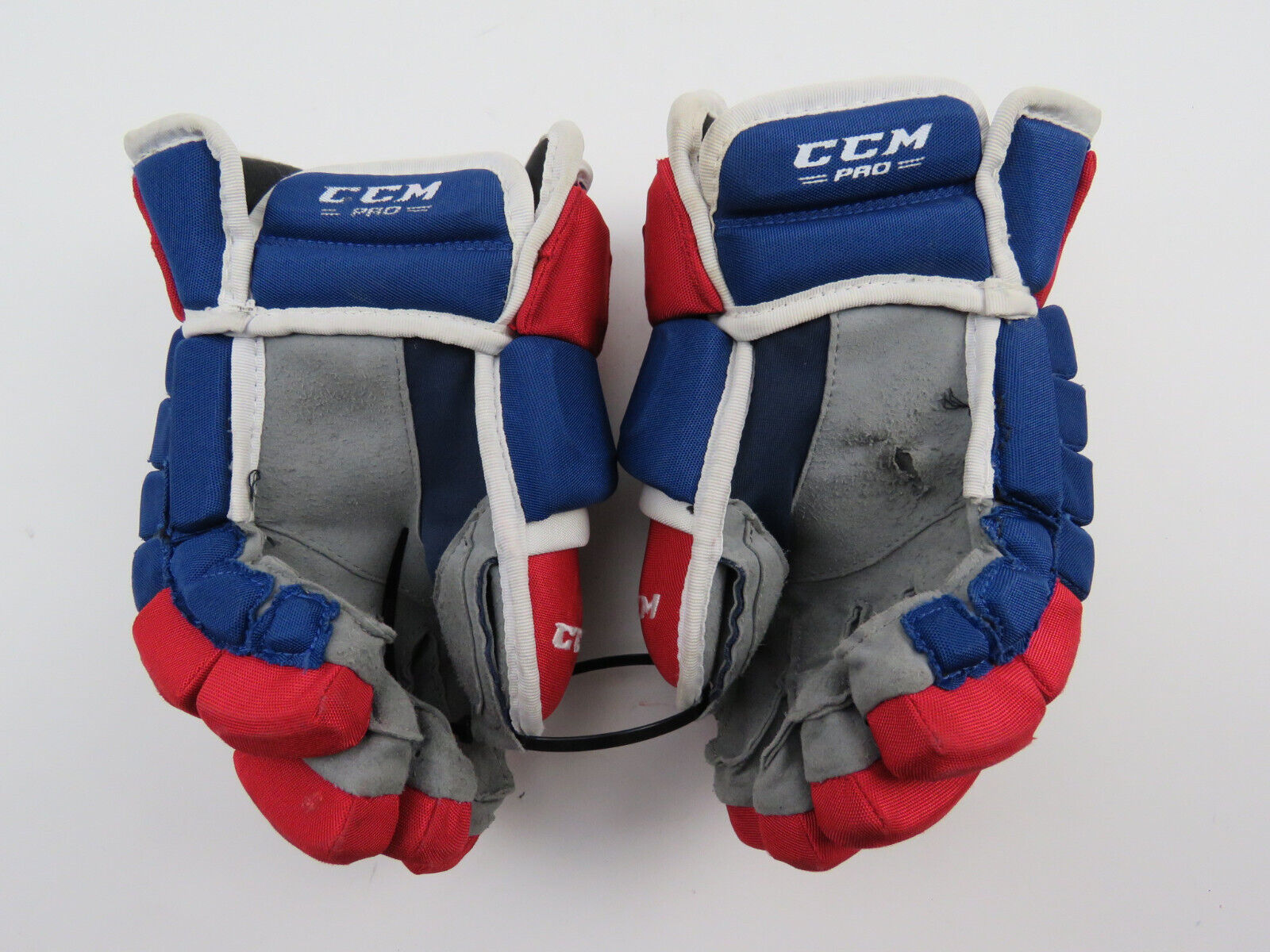 CCM 4 Roll 4R Pro Montreal Canadi NHL Pro Stock Hockey Player Gloves Size 13"