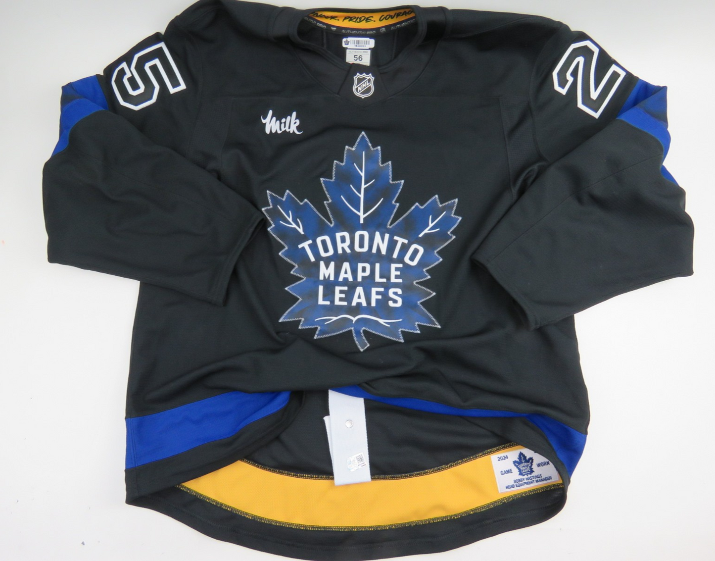 Game Worn Fanatics Toronto Maple Leafs Flipside Next Gen Hockey Jersey TIMMINS