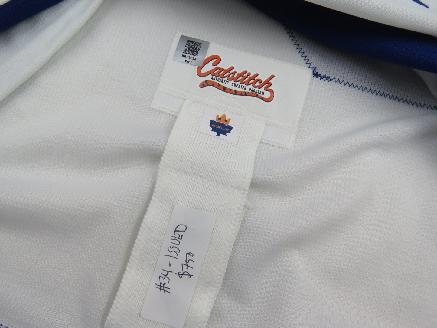 Auston Matthews Adidas Toronto Maple Leafs Game Issued Authentic Hockey Jersey