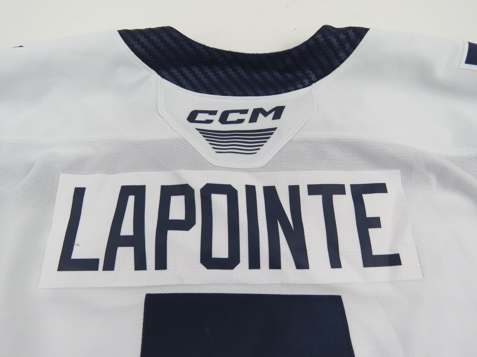 CCM Sherbrooke Phoenix QMJHL Game Worn Hockey Game Jersey CHL 56 #7 LAPOINTE