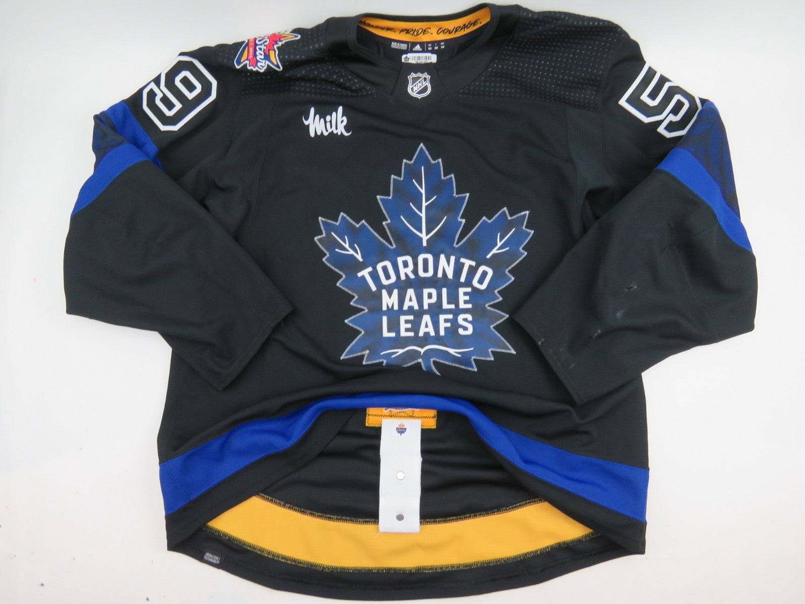 Game Worn Fanatics Toronto Maple Leafs Flipside Next Gen Hockey Jersey BERTUZZI