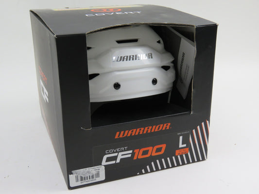 Warrior Covert CF100 Hockey Player Helmet White Senior Large NEW