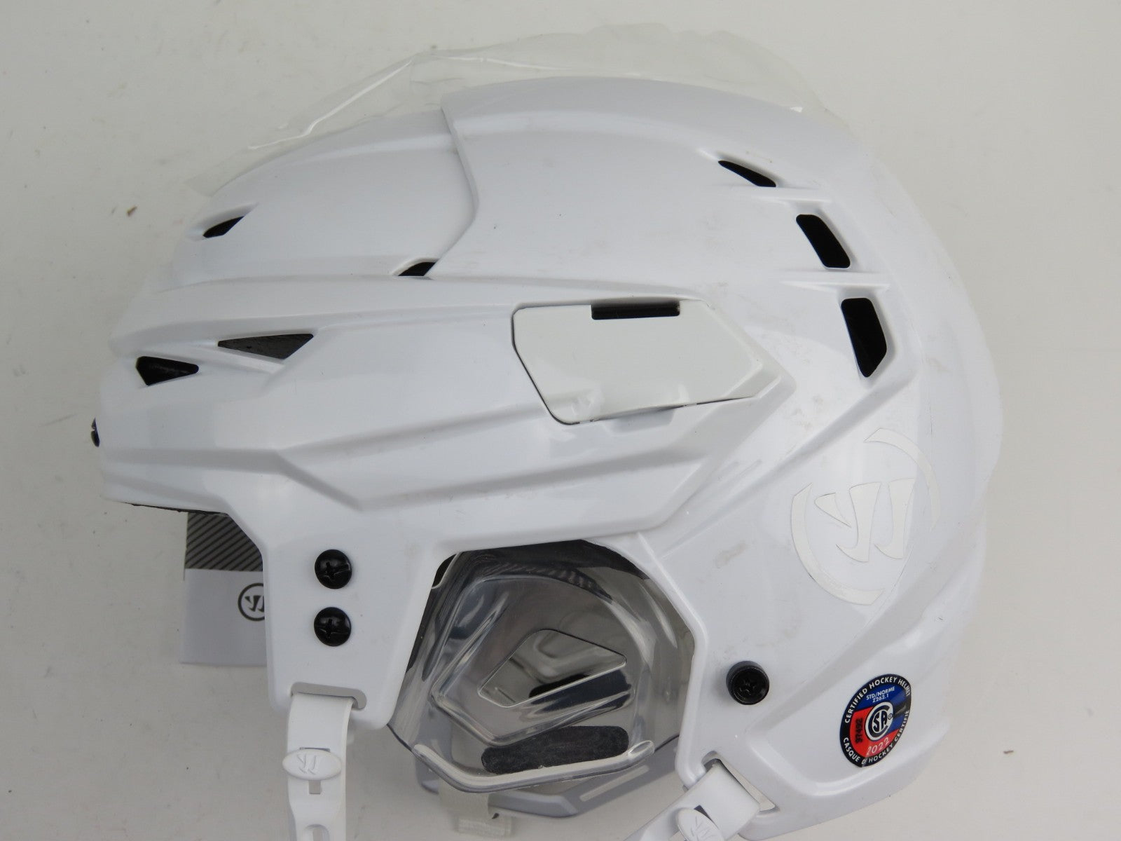 Warrior Covert CF100 Hockey Player Helmet White Senior Large NEW