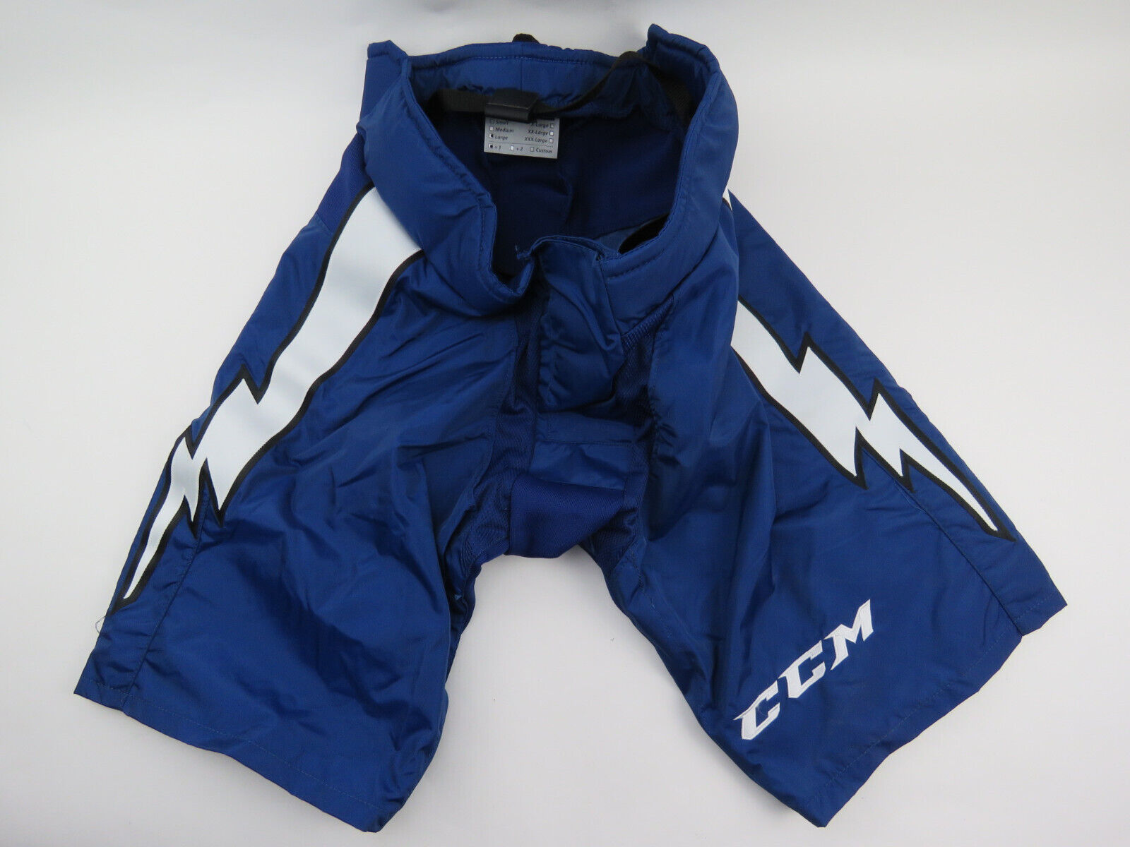 CCM Tampa Bay Lightning NHL Pro Stock Hockey Player Girdle Pant Shell 9K L +1"