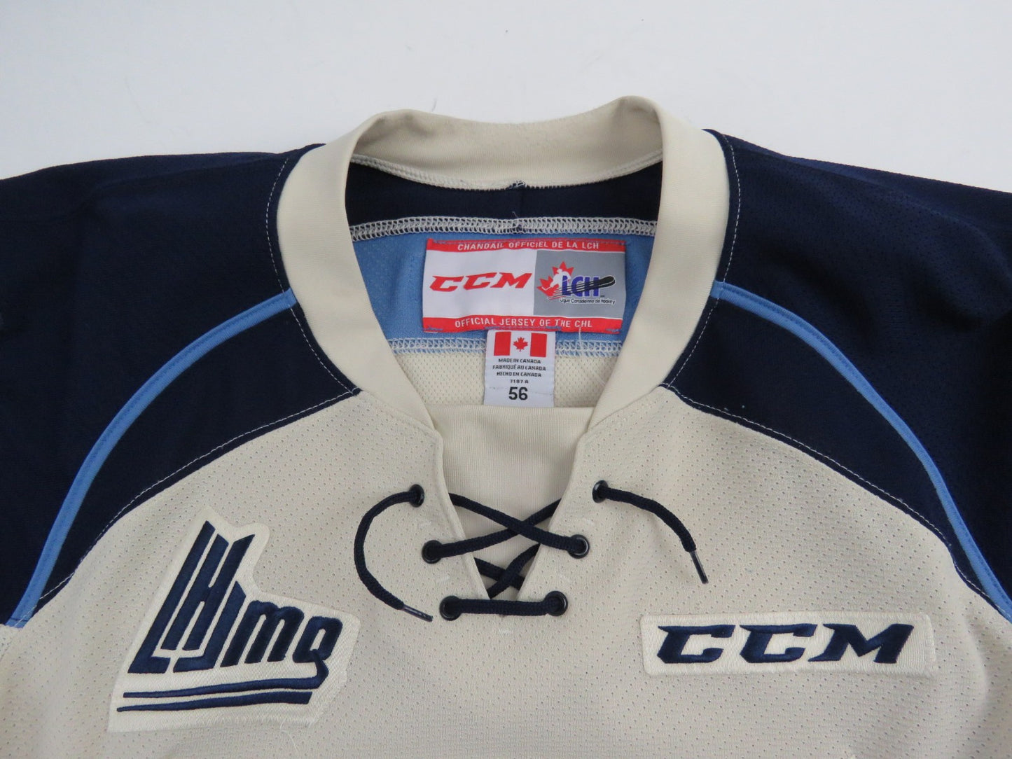 CCM Sherbrooke Phoenix QMJHL Game Worn Authentic Hockey Game Jersey CHL 56 #73