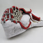 Bauer HyperLite 2 Oshawa Generals Pro Stock Goalie Glove Catcher White Red Navy