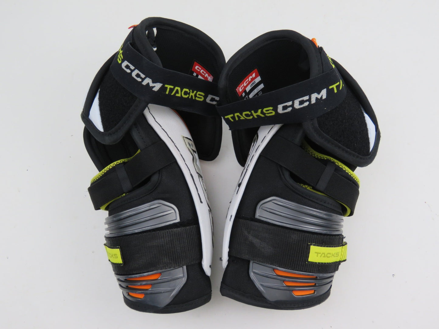 CCM Tacks AS-V PRO NHL Pro Stock Hockey Player Elbow Pads Protective Size Large