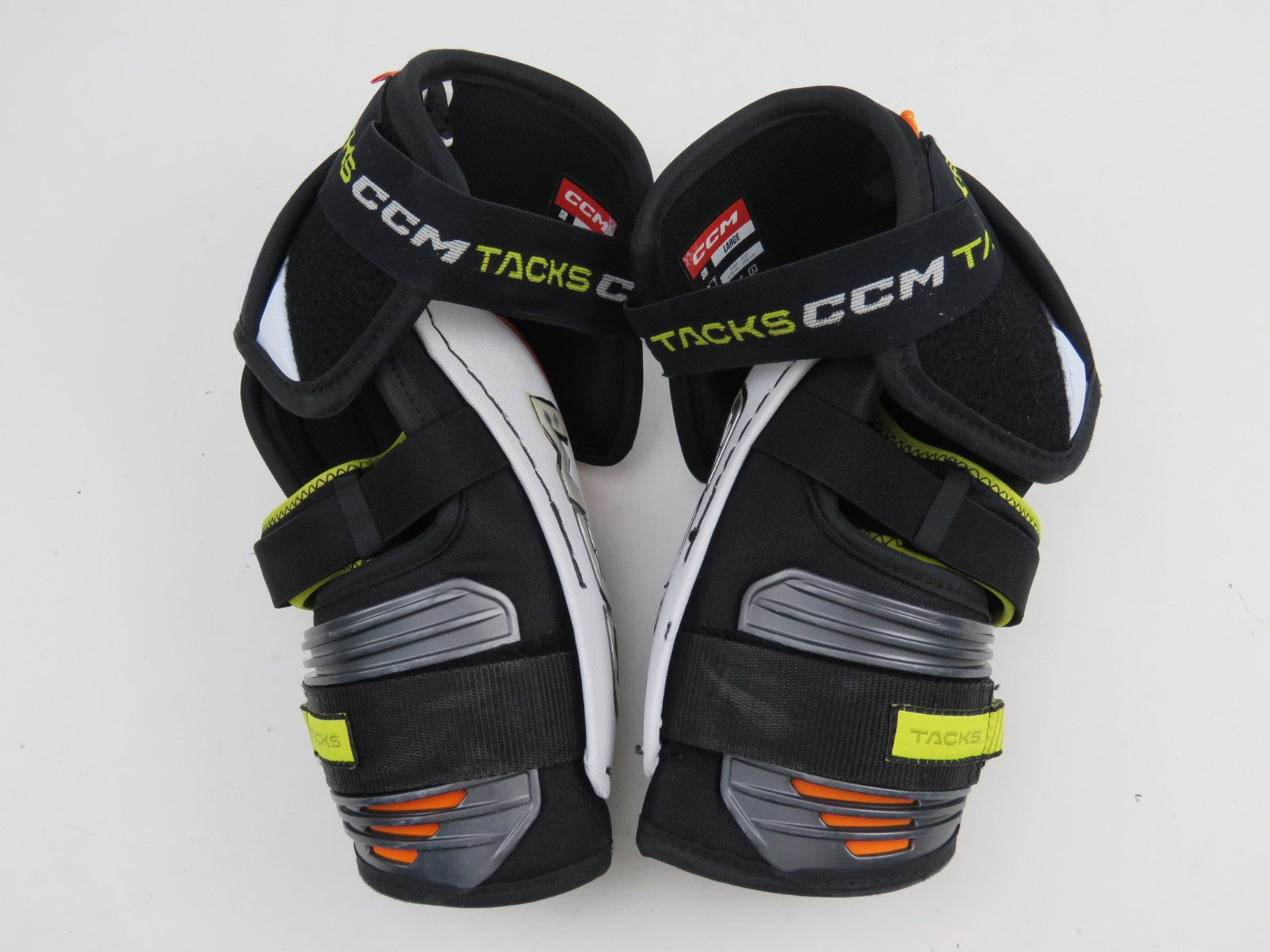 CCM Tacks AS-V PRO NHL Pro Stock Hockey Player Elbow Pads Protective Size Large