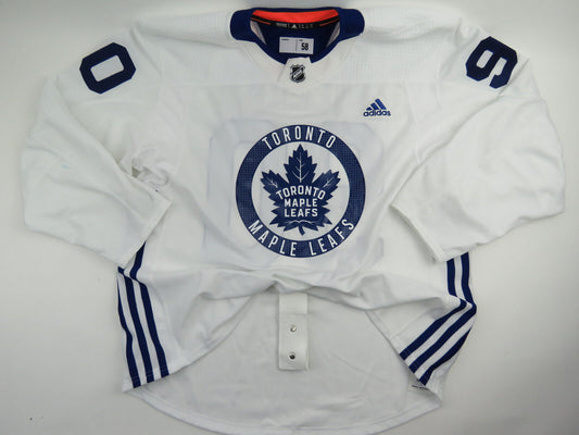 Adidas Toronto Maple Leafs Practice Worn Authentic NHL Hockey Jersey #90 Size 58