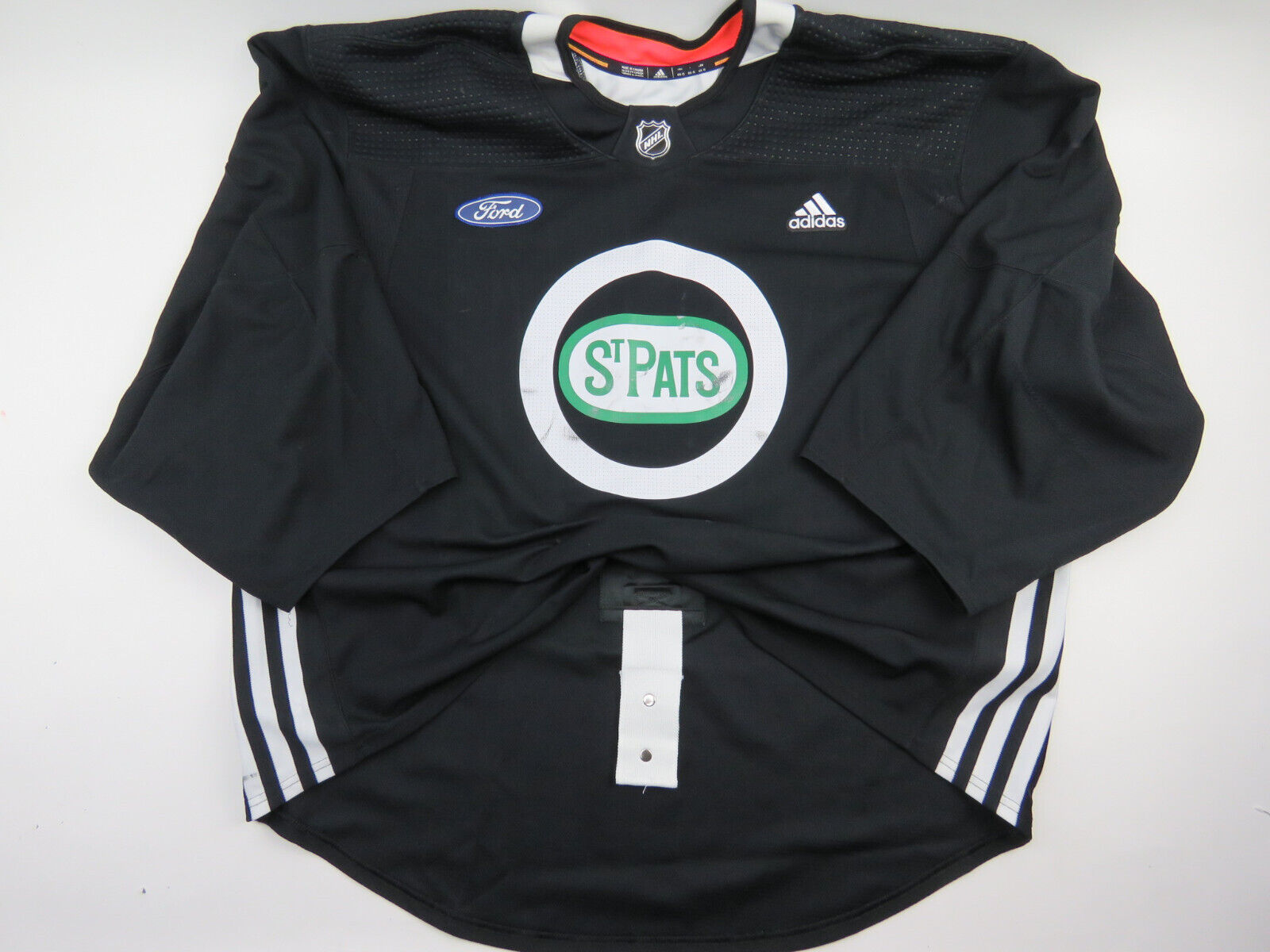 Adidas Leafs ST PATS Authentic NHL Pro Stock Practice Hockey Jersey 60 GOALIE