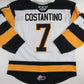 CCM Kingston Frontenacs OHL Pro Stock Game Worn Hockey Jersey #7 COSTANTINO 54