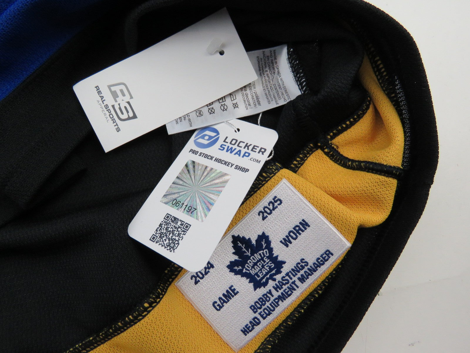 Game Worn Fanatics Toronto Maple Leafs Flipside Next Gen Hockey Jersey TIMMINS