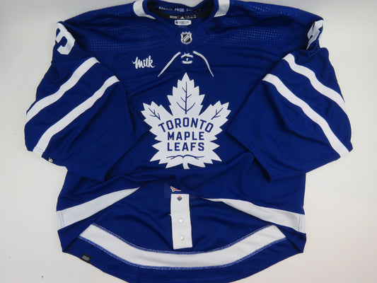 Adidas Toronto Maple Leafs Authentic NHL Hockey Game Jersey Blue 58 Goalie JONES