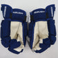 Bauer Supreme 1S Toronto Maple Leafs NHL Pro Stock Hockey Gloves Blue 13"