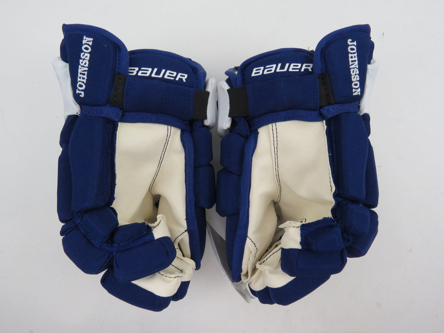 Bauer Supreme 1S Toronto Maple Leafs NHL Pro Stock Hockey Gloves Blue 13"