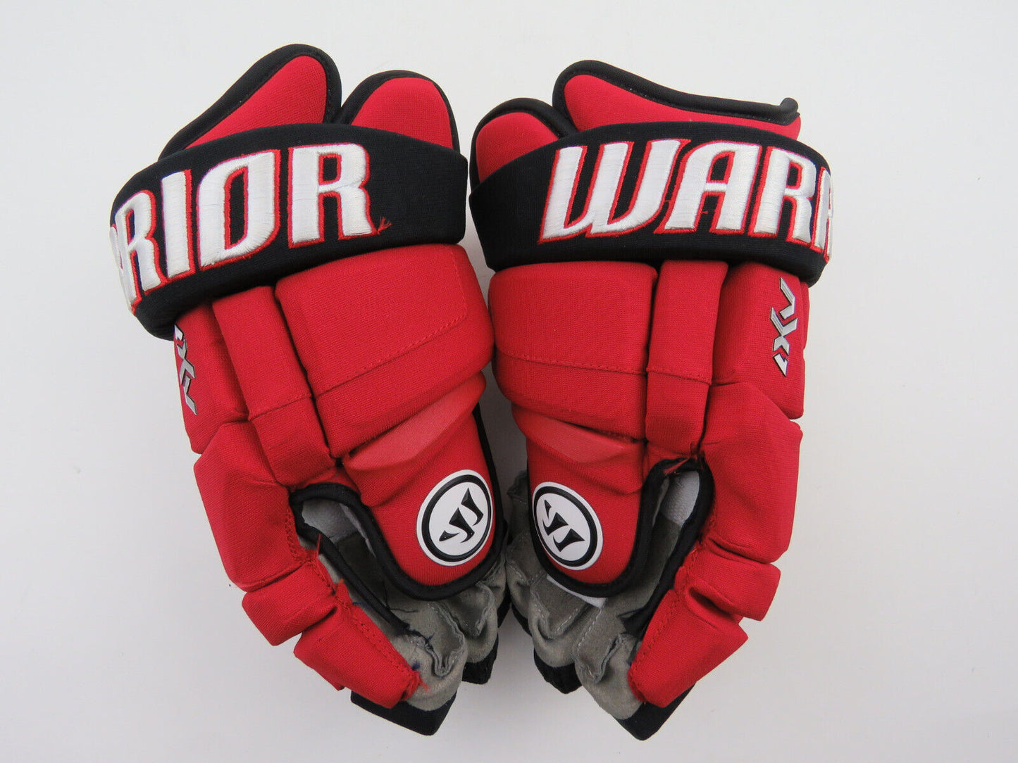Warrior AX1 New Jersey Devils NHL Pro Stock Hockey Player Gloves 14"