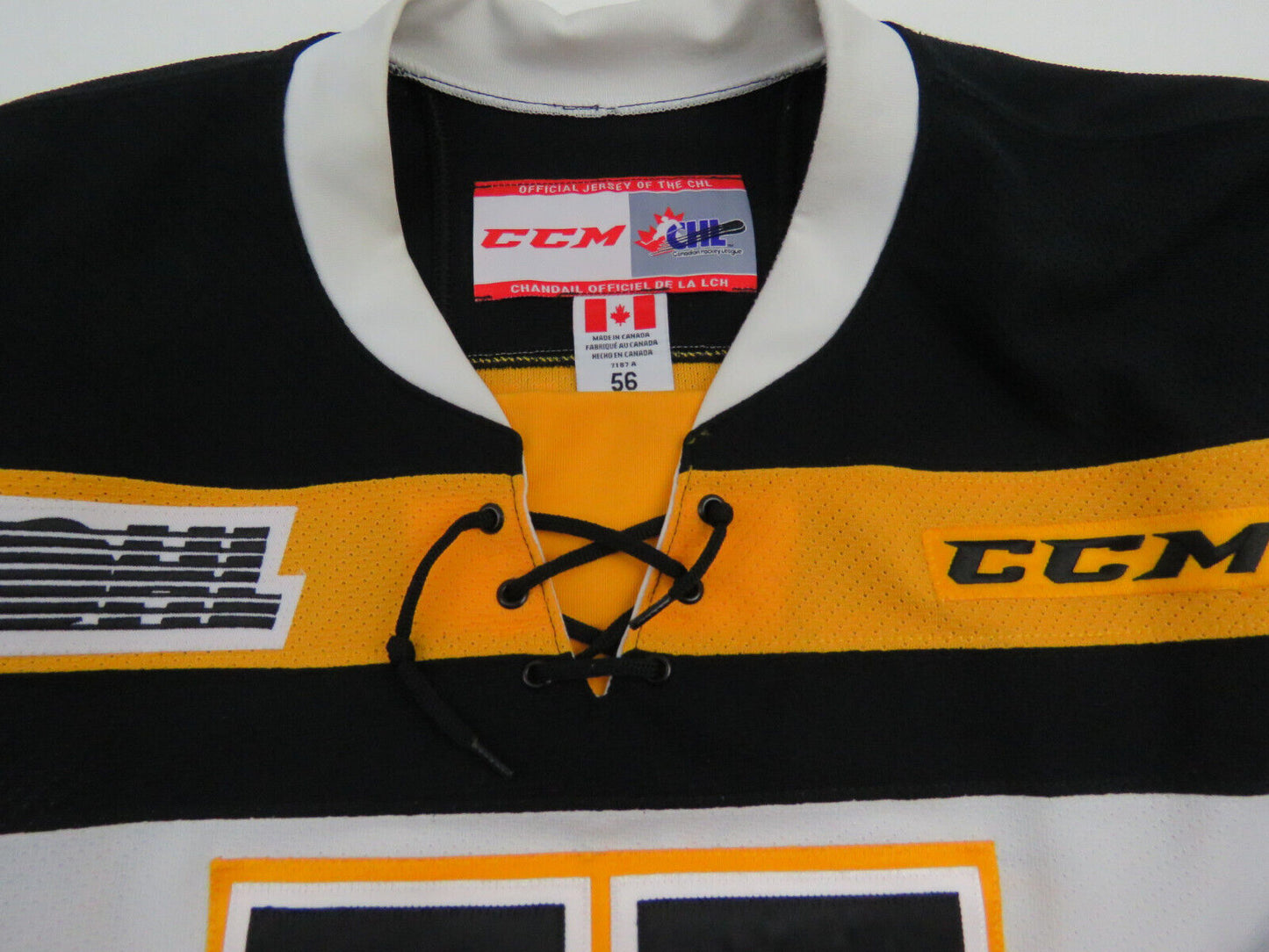 CCM Kingston Frontenacs OHL Pro Stock Game Worn Hockey Jersey 56 CONSTANTINOU