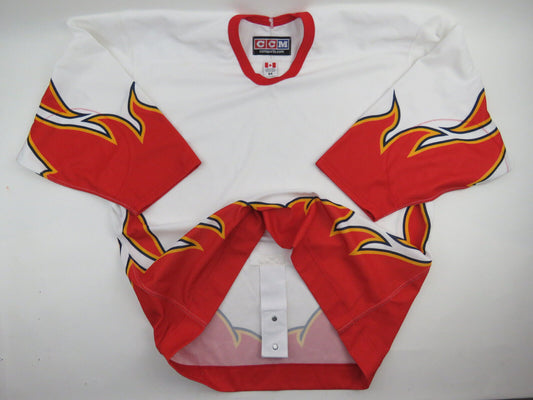 CCM Calgary Flames Blank Team Issued Pro Stock Authentic Sample Hockey Jersey 54