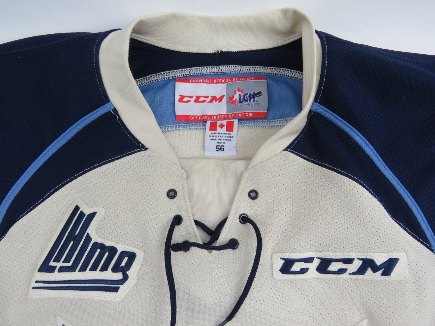 CCM Sherbrooke Phoenix QMJHL Game Worn Authentic Hockey Game Jersey CHL 56 #8