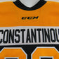 CCM Kingston Frontenacs OHL Pro Stock Game Worn Hockey Jersey 56 CONSTANTINOU