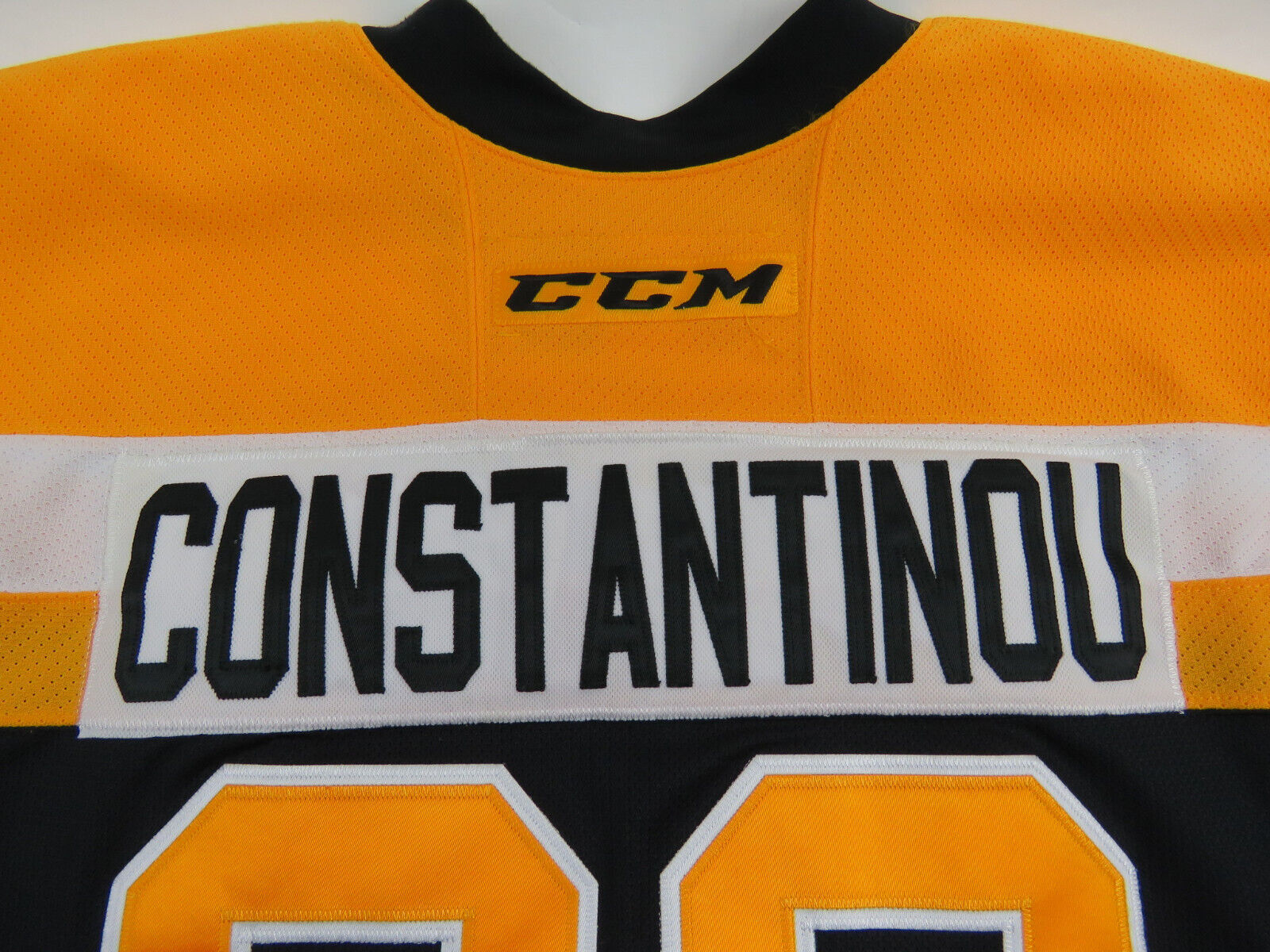 CCM Kingston Frontenacs OHL Pro Stock Game Worn Hockey Jersey 56 CONSTANTINOU