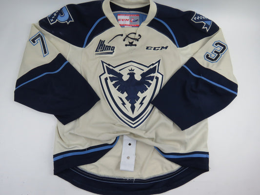CCM Sherbrooke Phoenix QMJHL Game Worn Authentic Hockey Game Jersey CHL 54 #73