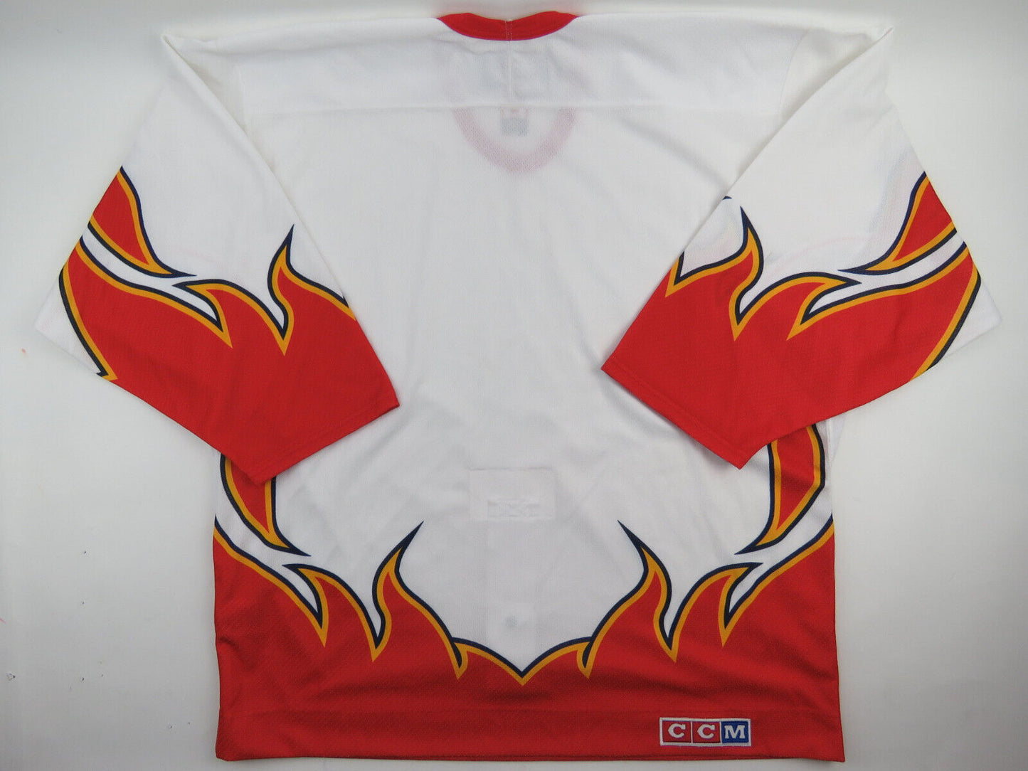 CCM Calgary Flames Blank Team Issued Pro Stock Authentic Sample Hockey Jersey 54