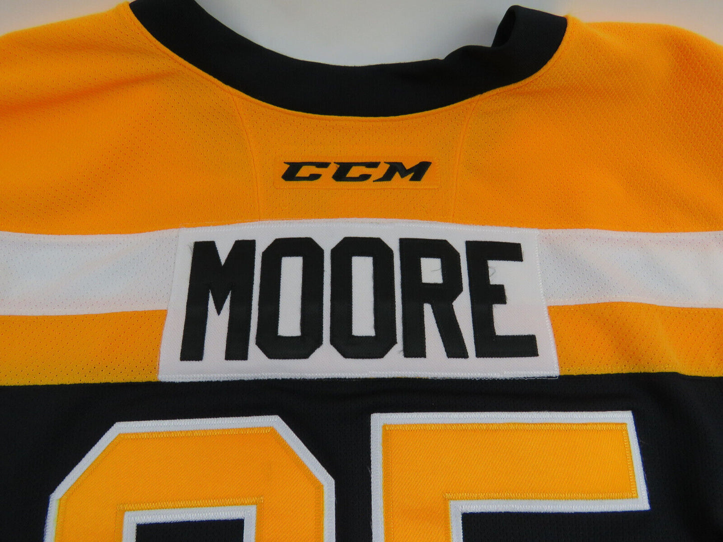 CCM Kingston Frontenacs OHL Pro Stock Game Worn Hockey Jersey 58 GOALIE Moore