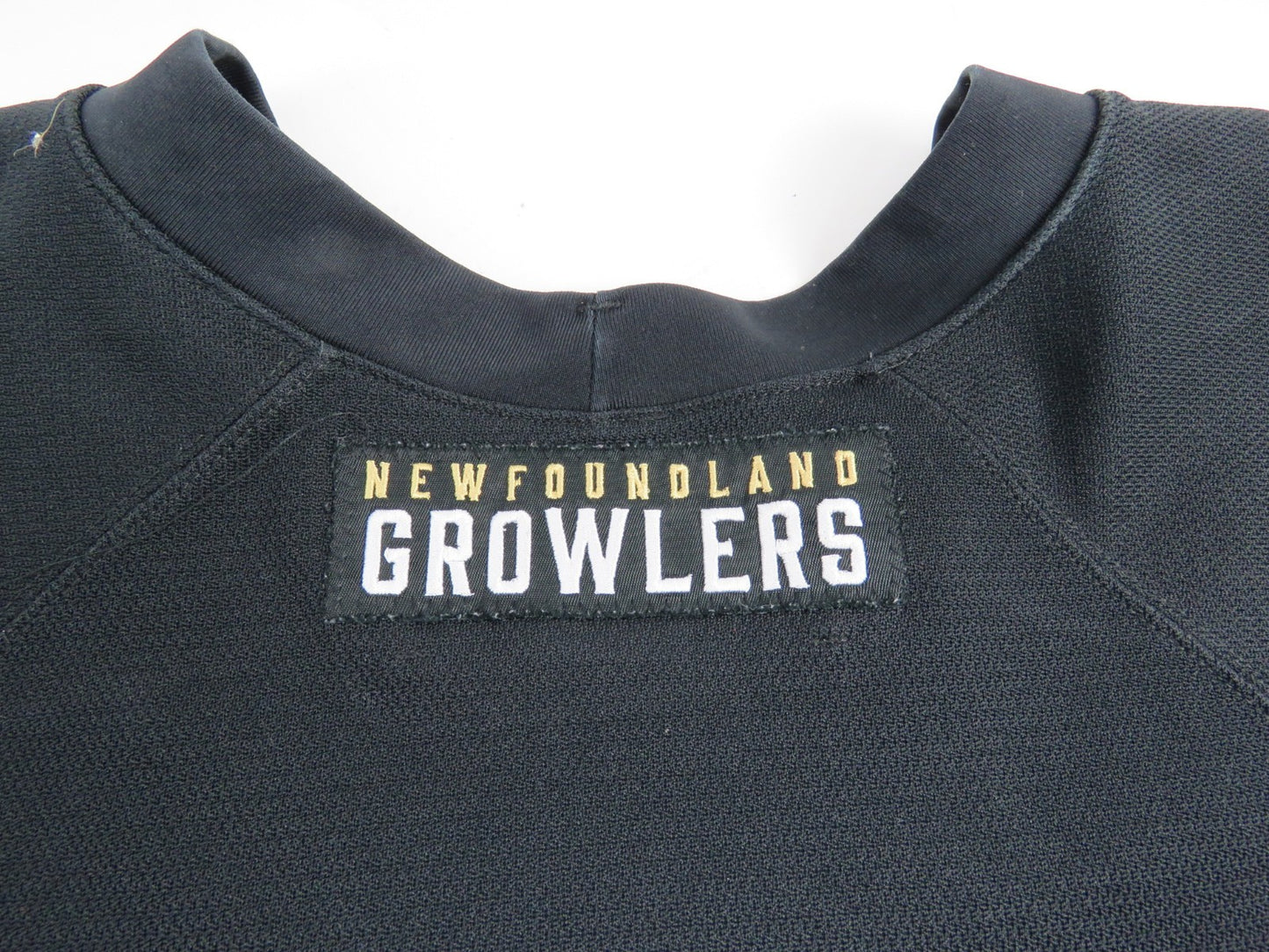 CCM Newfoundland Growlers ECHL Pro Stock Practice Hockey Jersey Black GOALIE