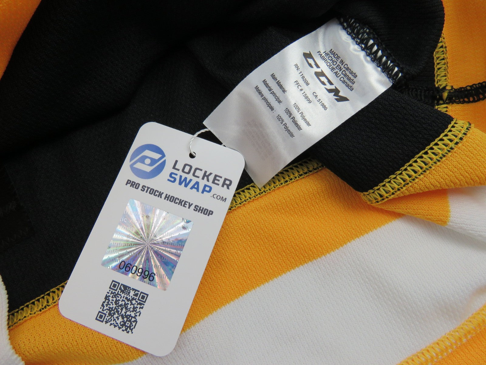 CCM Kingston Frontenacs OHL Pro Stock Game Worn Hockey Jersey #5 HACHE Size 56