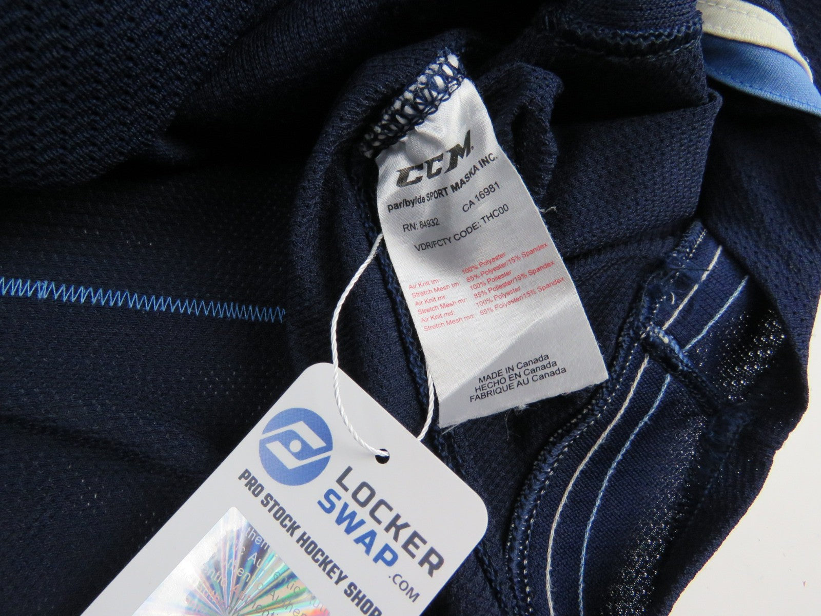 CCM Sherbrooke Phoenix QMJHL Game Worn Authentic Hockey Game Jersey CHL 56 #20