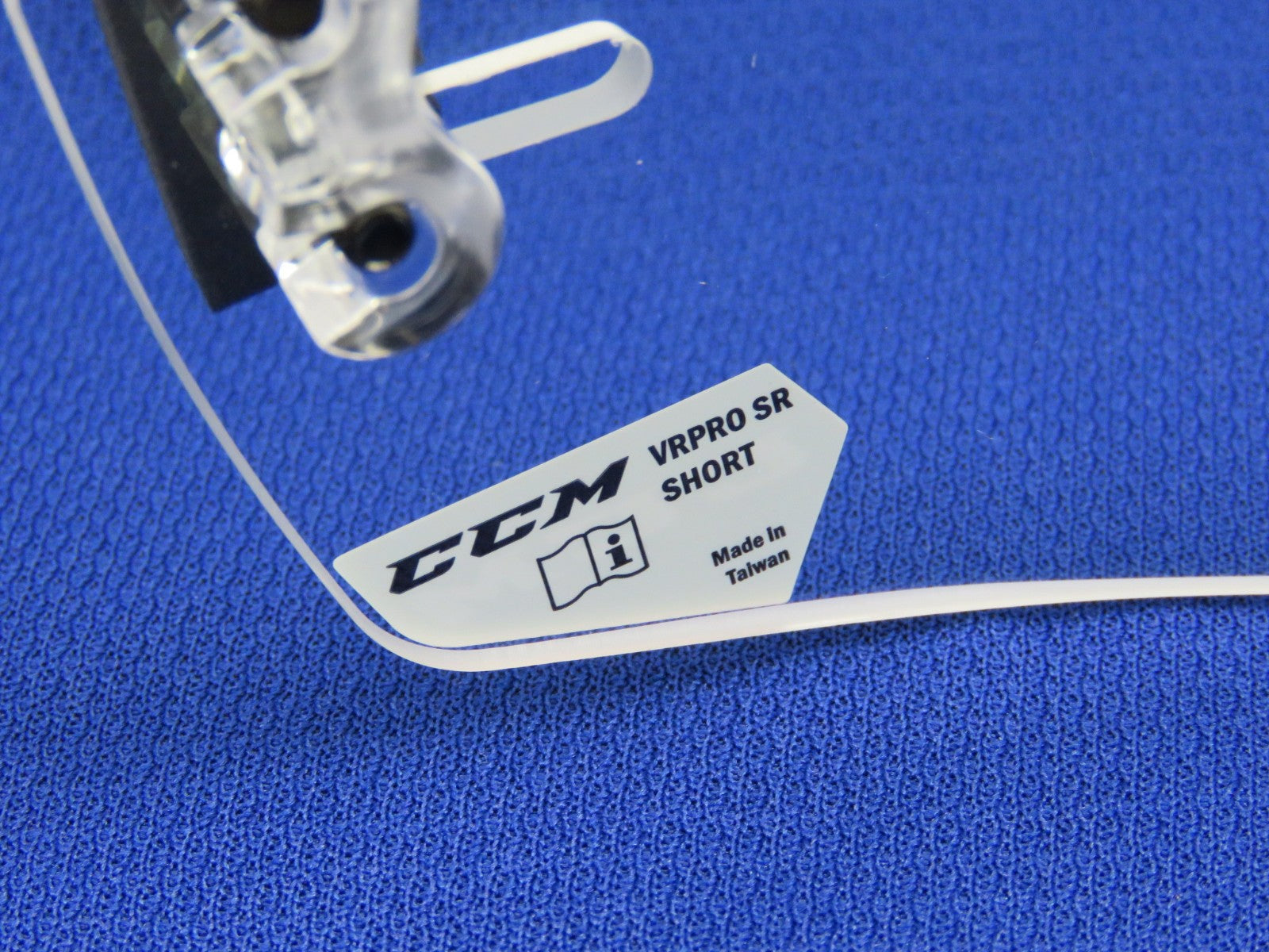 NEW CCM VR PRO Short 2.75" NHL Pro Stock Team Issued Hockey Helmet Visor Clear