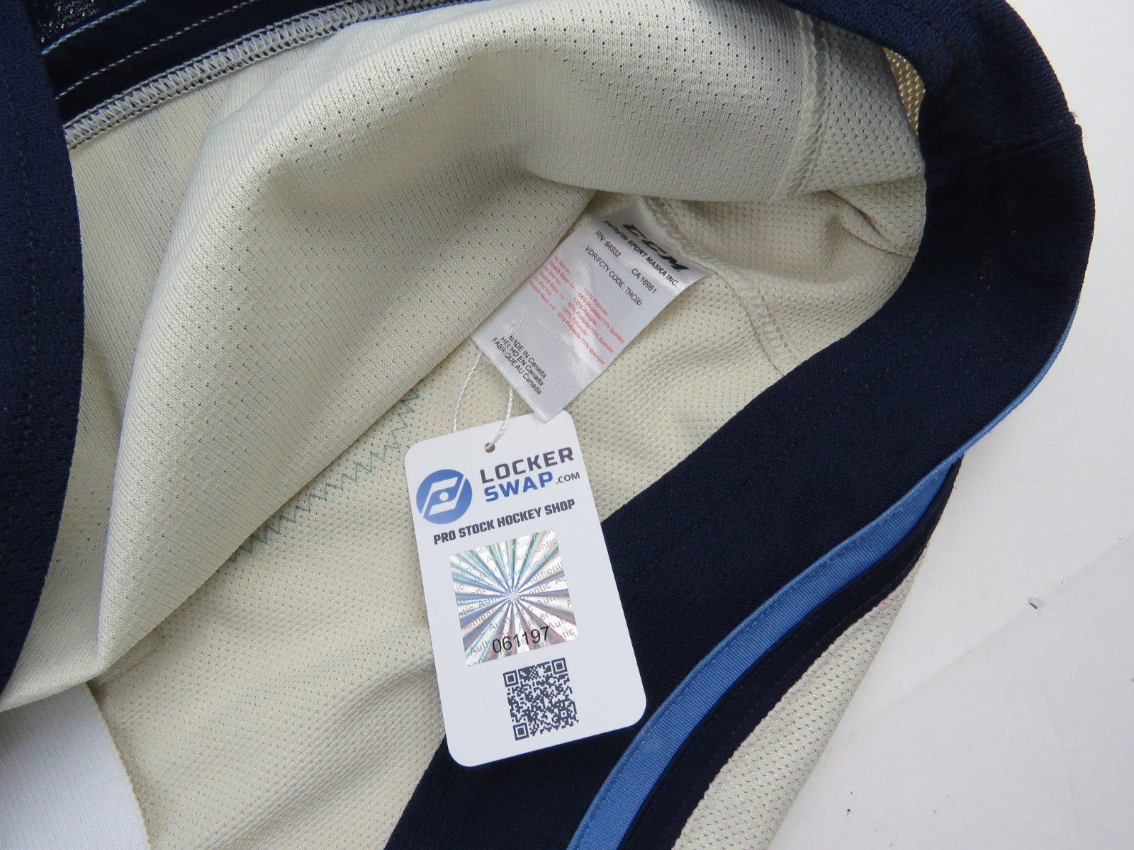 CCM Sherbrooke Phoenix QMJHL Game Worn Authentic Hockey Game Jersey CHL 54 #69