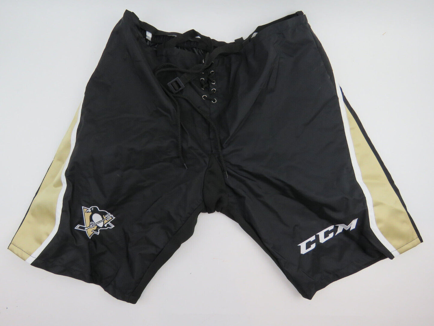 CCM PP10 Pittsburgh Penguins NHL Pro Stock Hockey Player Pant Shell Large +1