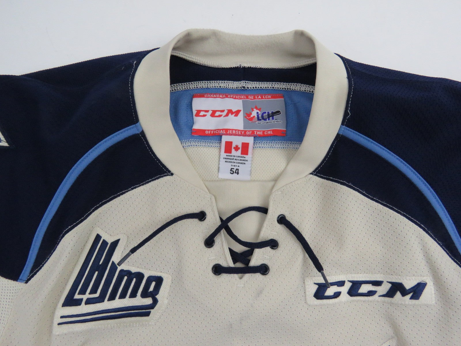 CCM Sherbrooke Phoenix QMJHL Game Worn Authentic Hockey Game Jersey CHL 54 #73