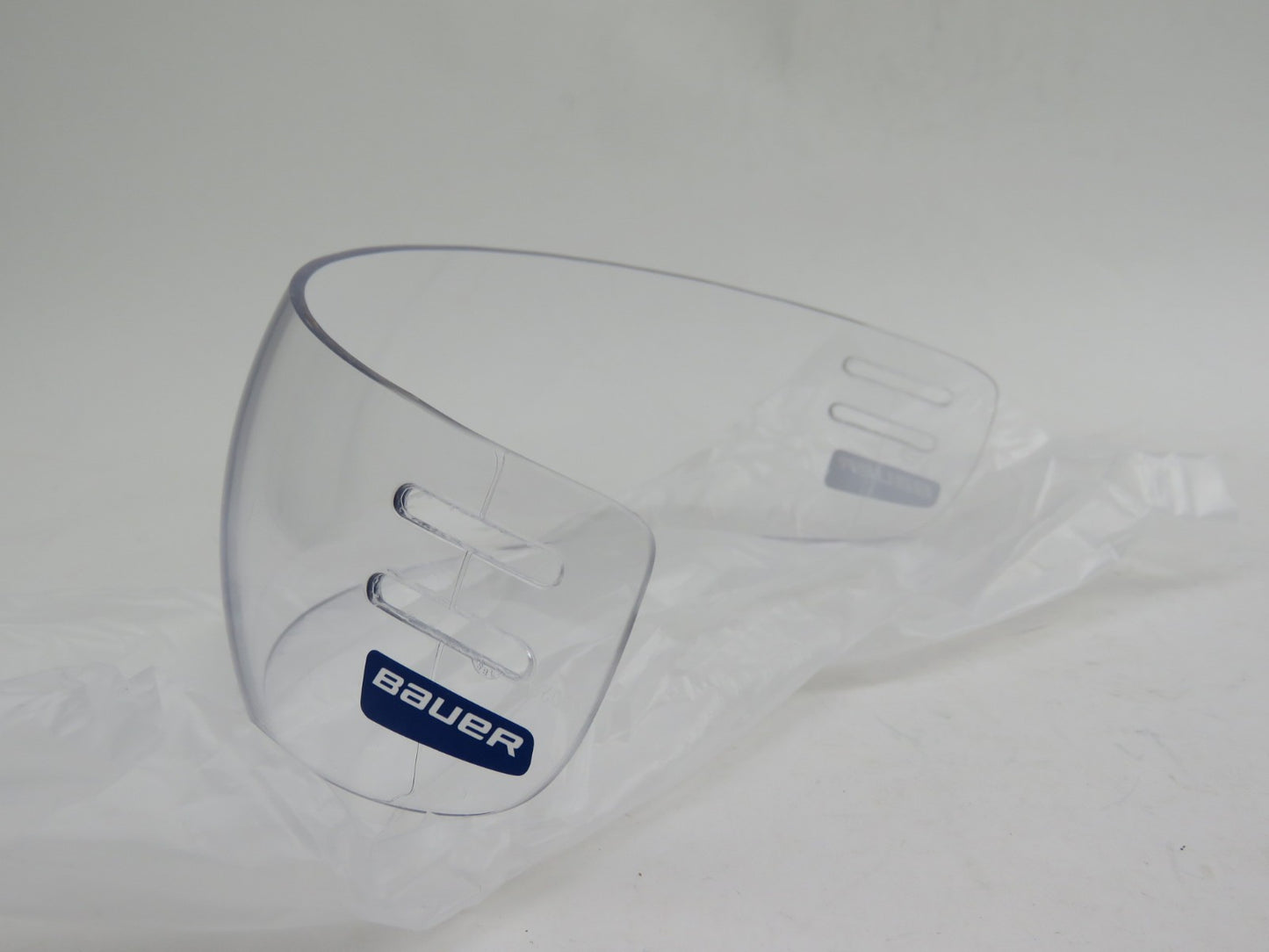Bauer 55P Clear Straight NHL Pro Stock Team Issued Hockey Helmet Visor