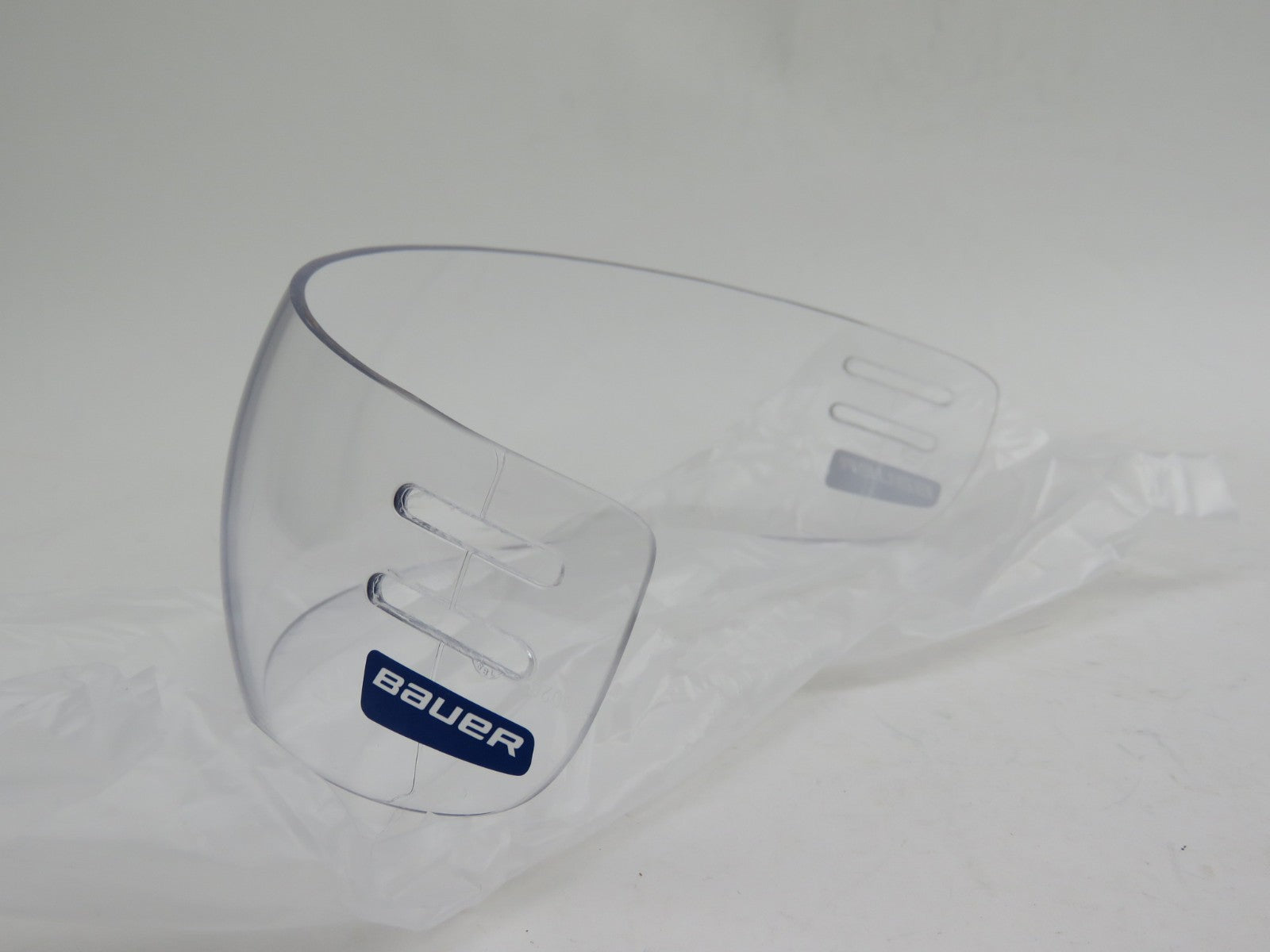 Bauer 55P Clear Straight NHL Pro Stock Team Issued Hockey Helmet Visor