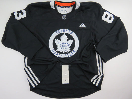 Adidas Toronto Maple Leafs Practice Worn Authentic NHL Hockey Jersey #83 Size 58